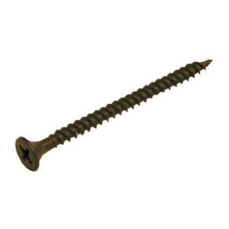 Drywall Screw, #6 X 1 In, Flat Head